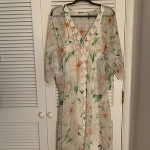 Anthropologie long dress
